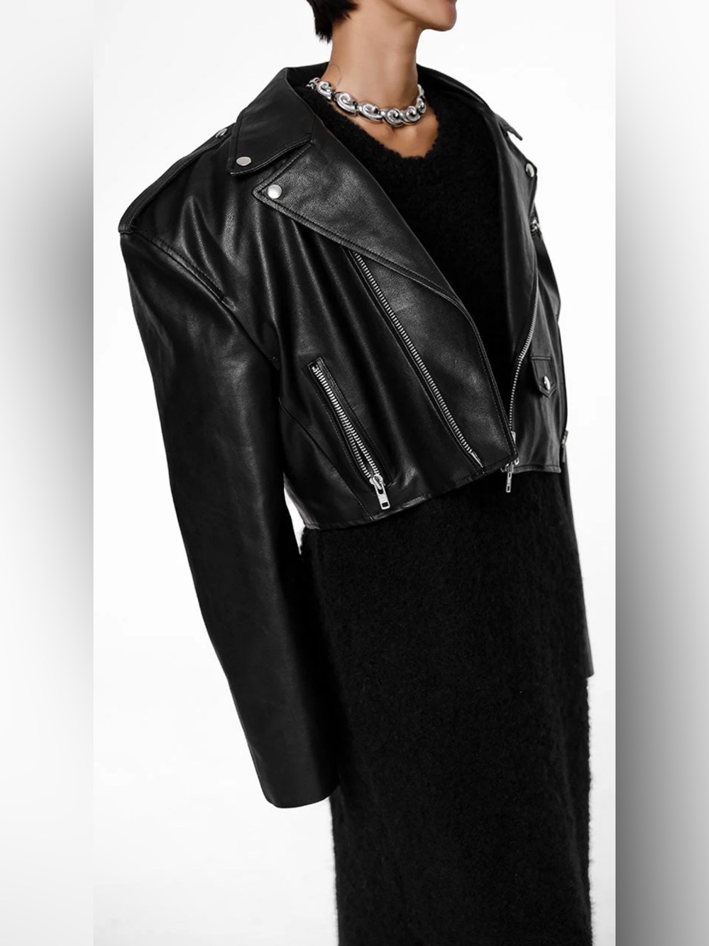 The Frankie Shop Tidus Faux Leather Jacket